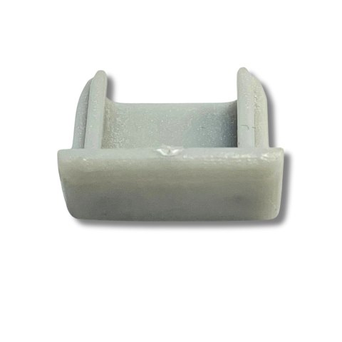 Profil do Taśmy LED Aluminiowy 1m Klosz mleczny + Zaślepki Anodowany Natynk