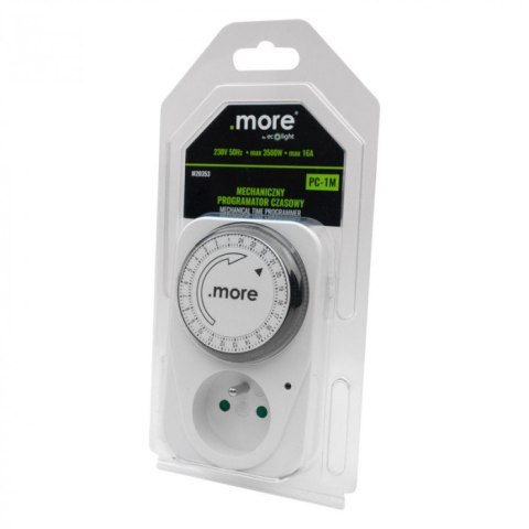Programator Czasowy do gniazdka mechaniczny dobowy 24h