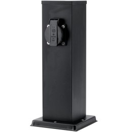 Słupek Ogrodowy Zewnętrzny Stojący 230V 30cm 2x Gniazdo Sieciowe