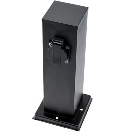 Słupek Ogrodowy Zewnętrzny Stojący 230V 30cm 2x Gniazdo Sieciowe