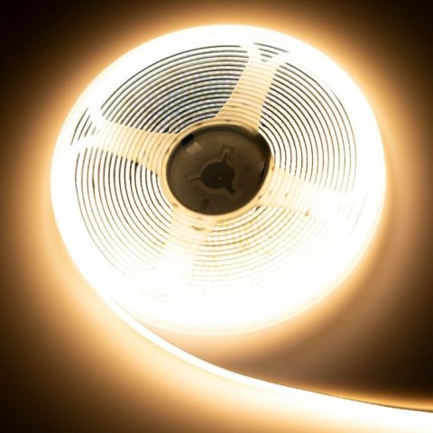 Taśma LED listwa COB 480LED 9W/m 3000K Ciepła 990lm/m IP20 24V DC 1m