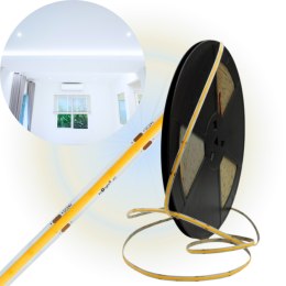 Taśma LED listwa COB 480LED 9W/m 6000K Zimna 990lm/m IP20 24V DC 1m