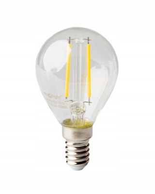 Żarówka LED Filament Kulka E14 2W 2700K Barwa Ciepła Ozdobna