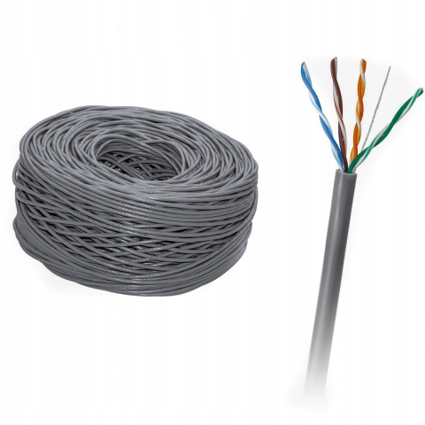 Kabel Sieciowy F/UTP cat.5e BiTLAN 200MHz Ekranowany LAN Wewnętrzny