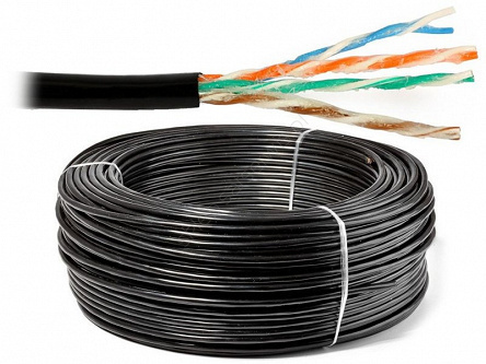 Kabel Sieciowy U/UTPf cat.5e Outdoor 200MHz Żel Ziemia UV LAN