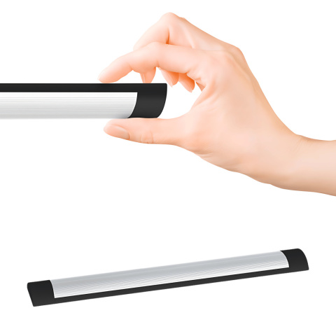 Listwa LED Batten 18W 60cm czarna – idealna do oświetlenia technicznego