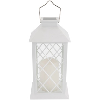 Lampa Solarna Ogrodowa LED Stojąca IP44 Wisząca LIRIO Latarenka Biała