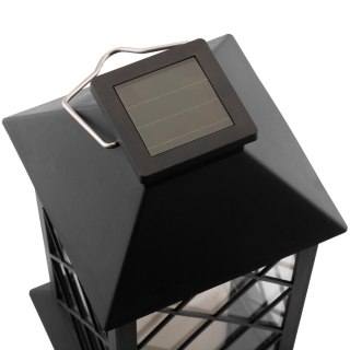 Lampa Solarna Ogrodowa LED Stojąca IP44 Wisząca LIRIO Latarenka Czarna