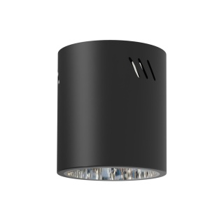 OPRAWA SUFITOWA NATYNKOWA HALOGENOWA TUBA LAMPA LED 1XE27 SPOT CZARNA