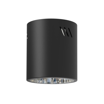 OPRAWA SUFITOWA NATYNKOWA HALOGENOWA TUBA LAMPA LED 1X E27 SPOT KUBEŁEK CZARNA