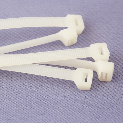 Opaski Zaciskowe Kablowe BIAŁE 2,5x150mm 100sztuk TRYTKI PREMIUM