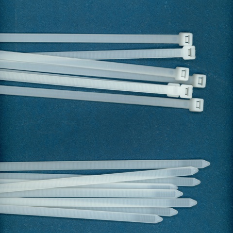 Opaski Zaciskowe Kablowe BIAŁE 3,6x400mm 100sztuk TRYTKI 40cm