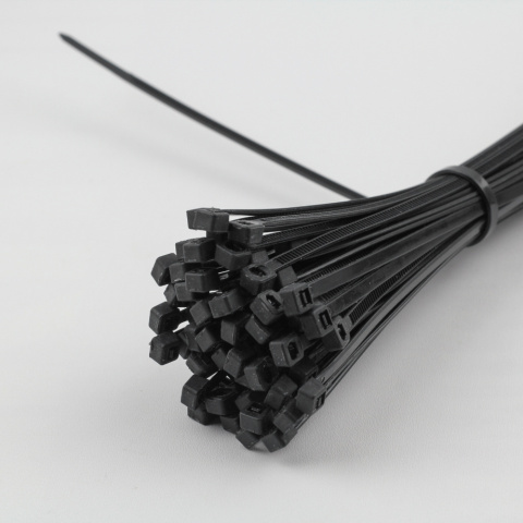 Opaski Zaciskowe Kablowe Czarne 3,6x400mm 100sztuk TRYTKI 40cm