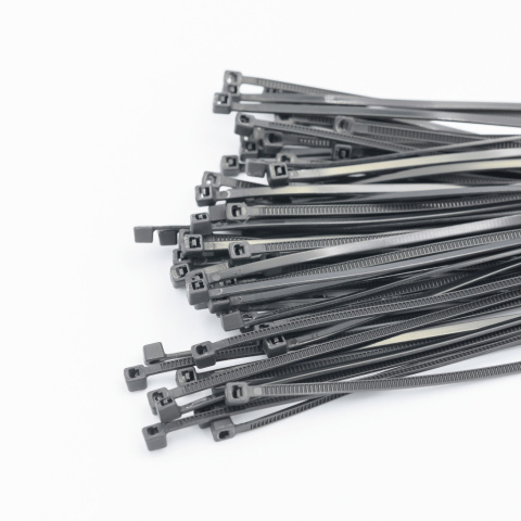 Opaski Zaciskowe Kablowe Czarne 3,6x400mm 100sztuk TRYTKI 40cm