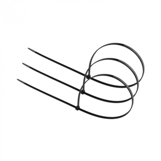 Opaski Zaciskowe Kablowe Czarne 4,6x200mm 100sztuk TRYTKI 20cm