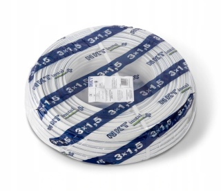 Przewód YDYp 3x1,5 NKT Instal PLUS Płaski 450/750V PVC