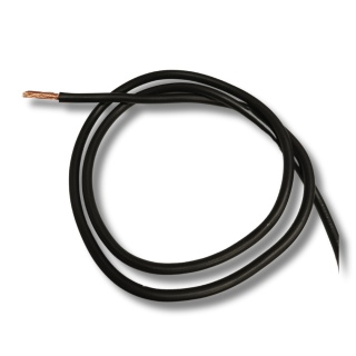 Przewód instalacyjny H05V-K (LgY) 1mm² linka CZARNY 1m