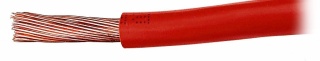 Przewód instalacyjny H05V-K (LgY) 1mm² linka Czarwona 1m