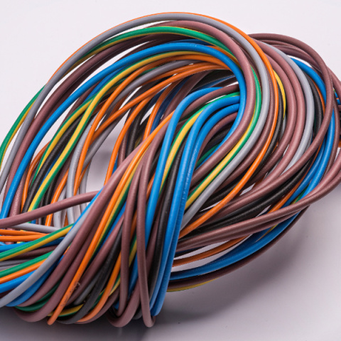 Przewód instalacyjny H05V-K (LgY) 1mm² linka NIEBIESKI 1m