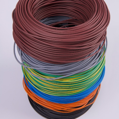 Przewód instalacyjny H05V-K (LgY) 1mm² linka ŻÓŁTO-ZIELONY 1m