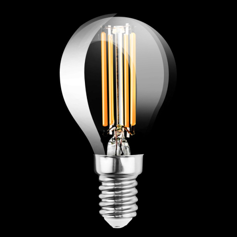 Żarówka LED E14 Kulka P45 4W = 40W 470lm 4000K Neutralna 360° FILAMENT