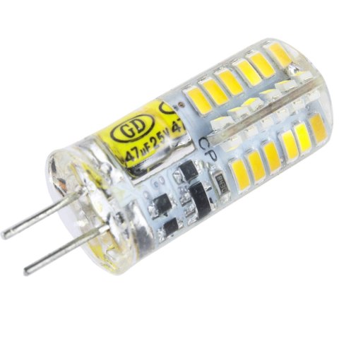 Żarówka LED G4 Kapsułka 4W = 30W 380lm 6500K Zimna 360° 12V Energooszczędna