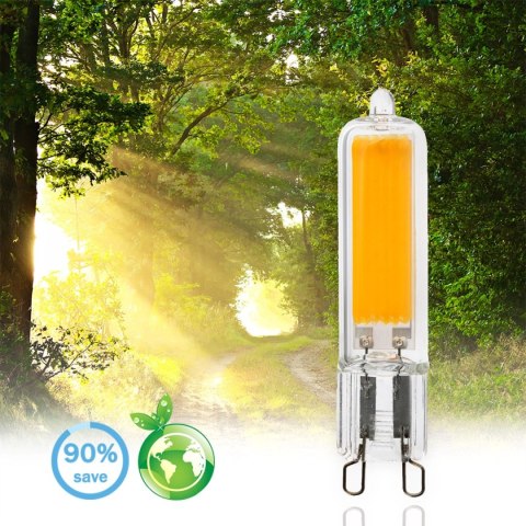 Żarówka LED G9 Kapsułka 5W = 50W 560lm 3000K Ciepła 360° FILAMENT