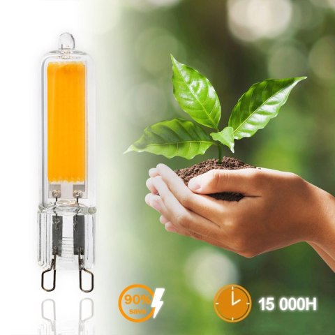 Żarówka LED G9 Kapsułka 5W = 50W 560lm 4000K Neutralna 360° FILAMENT