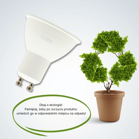 Żarówka LED GU10 6,5W 560lm Barwa Zimna 6000K 110°