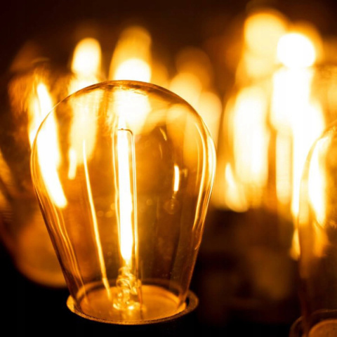 Żarówka LED do Girlandy 0,5W ST45 E27 2700K Ciepła Filamentowa OZDOBNA