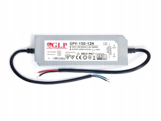 Zasilacz LED Hermetyczny napięciowy GPV 150W 12.50A 12V DC IP67 GPV-150-12