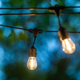 Girlanda Solarna Ogrodowa Świetlna 20M 30x LED Łańcuch PILOT Ściemnialna