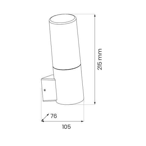 Kinkiet Ogrodowy Harlem 1xE27 IP44