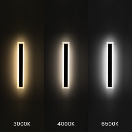 Nowoczesna oprawa ścienna LED WOW 20W z regulacją barwy światła