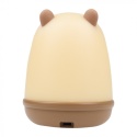 Lampka silikonowa w kształcie kapibary – Kapibara Smarkara 2.5 W, ciepła barwa światła