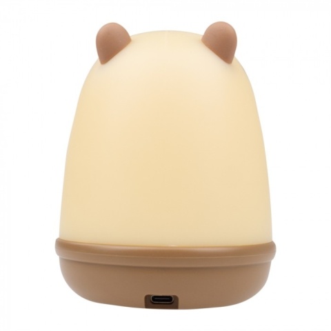 Lampka silikonowa w kształcie kapibary – Kapibara Smarkara 2.5 W, ciepła barwa światła