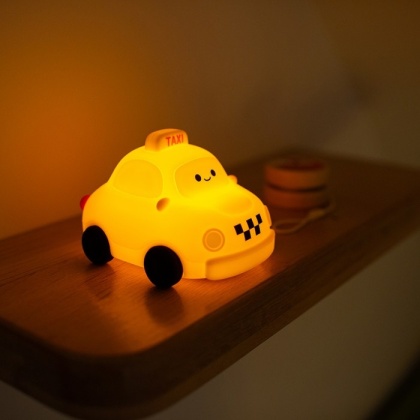 Lampka nocna "Taxi" LED 2W Biały Ciepły dla dziecka na prezent