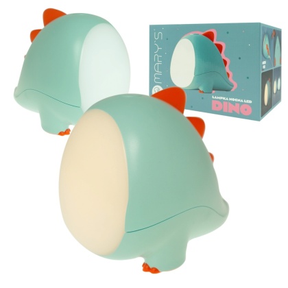 Lampka nocna zielony "Dino" LED 1.6W dla dziecka na prezent