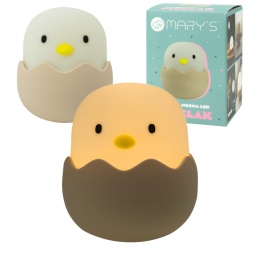 Lampka nocna LED w kształcie śpiącego pisklaka