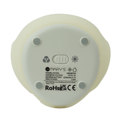 Lampka sowa z miękkiego silikonu – bezpieczna i łagodna dla oczu