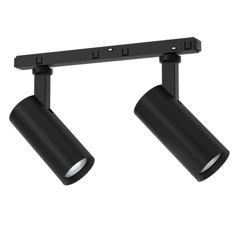 Lampa MAGNETIC TRACK 2×10W LED czarna 48V