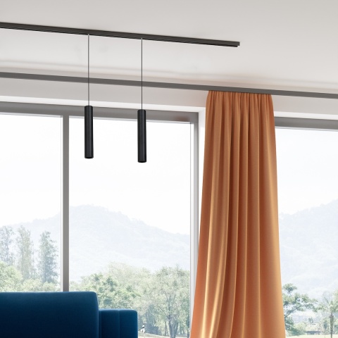 Kompaktowa lampa dekoracyjna 7W LED czarna