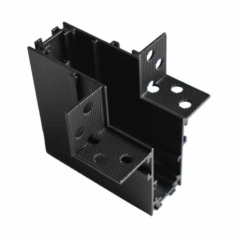 Narożnik podtynkowy L dolny do szyn 48V Magnetic Track – Milagro ML6633 czarny mat