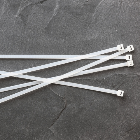 Opaski Zaciskowe Kablowe BIAŁE 7,6x500mm 50sztuk TRYTKI 50cm mocne GRUBE