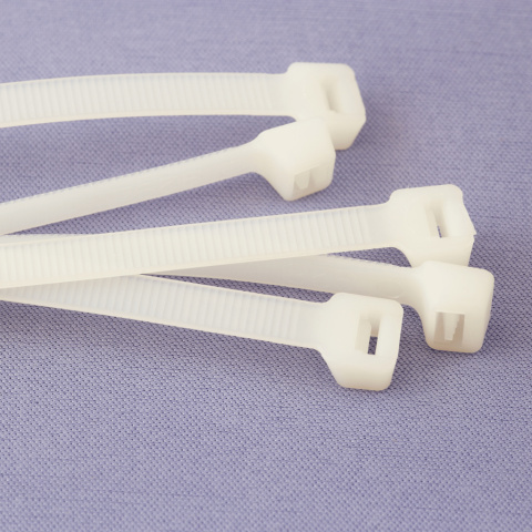 Opaski Zaciskowe Kablowe BIAŁE 7,6x500mm 50sztuk TRYTKI 50cm mocne GRUBE