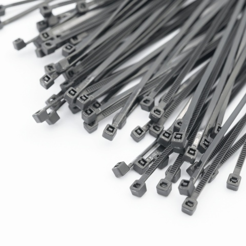Opaski Zaciskowe Kablowe Czarne 4,6x300mm 100sztuk TRYTKI 30cm