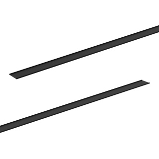 Przesłona prosta czarna MAGNETIC TRACK 150 cm Milagro ML8709
