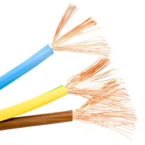 Przewód elektryczny okrągły 3x1,5 H03VVF OMY 300V 3x1,5 linka Biała 1m