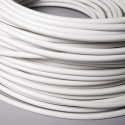 Przewód elektryczny okrągły 3x1 H03VVF OMY 300V 3x1 linka Biała 1m