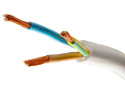 Przewód elektryczny okrągły H03VVF OMY 300V 3x0,5 linka Biała 25m